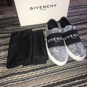 Givenchy urban knot logo glitter sneaker 38.5